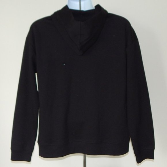 NEW HEADS OR TAILS Rhinestone Tiger Face HOODIE PULLOVER SWEATSHIRT Black Large - Picture 8 of 8